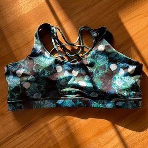 CVG mermaid skull butterfly back bra XL